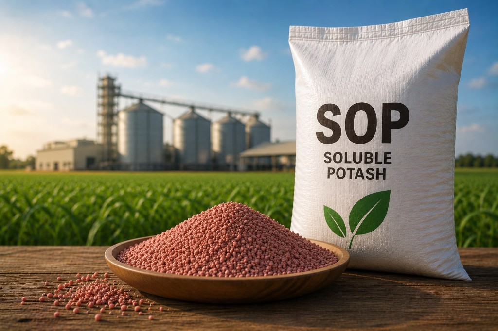 SOP fertilizer bag and granules